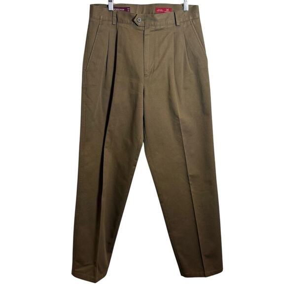 Nordstrom Brown Chinos Classic Tailored Fit 32W 32L